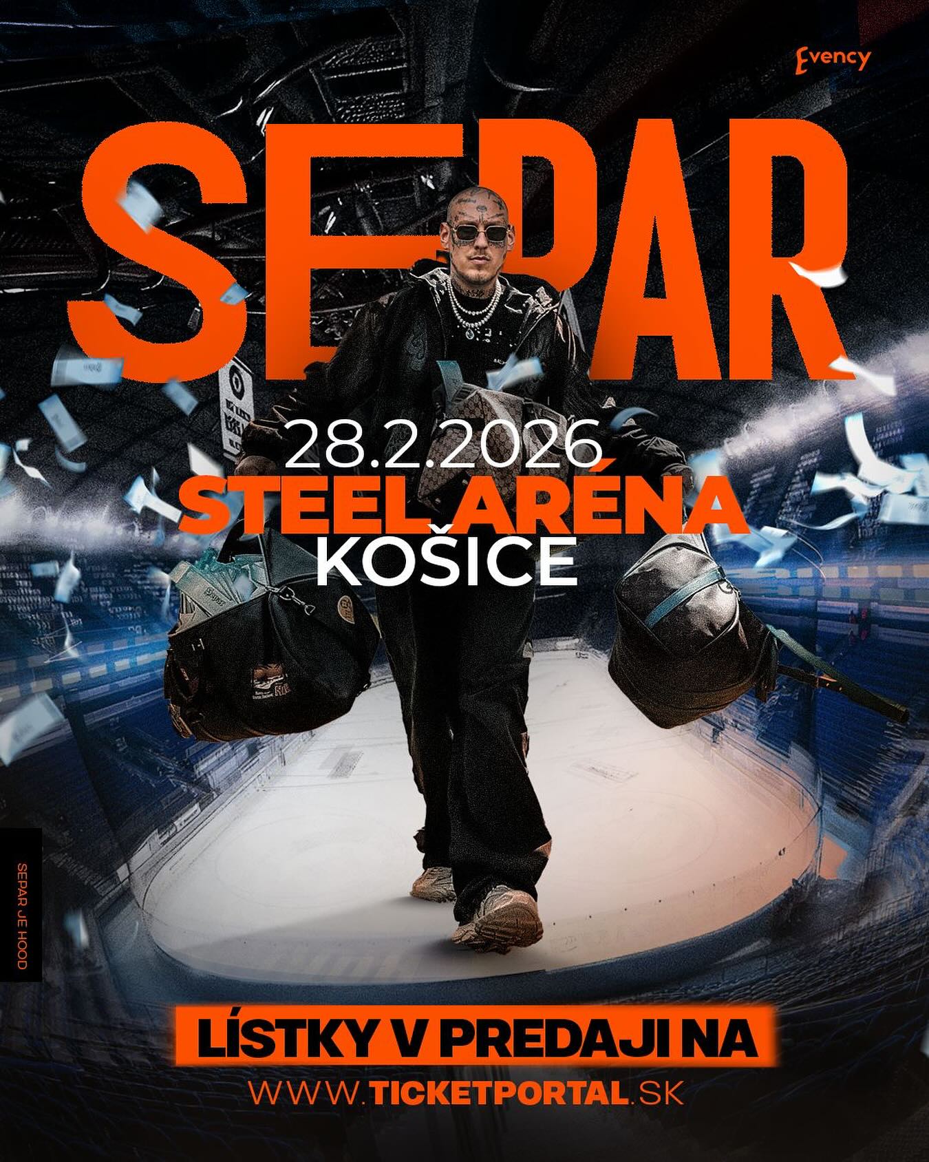 Separ at Steel Aréna Košice poster